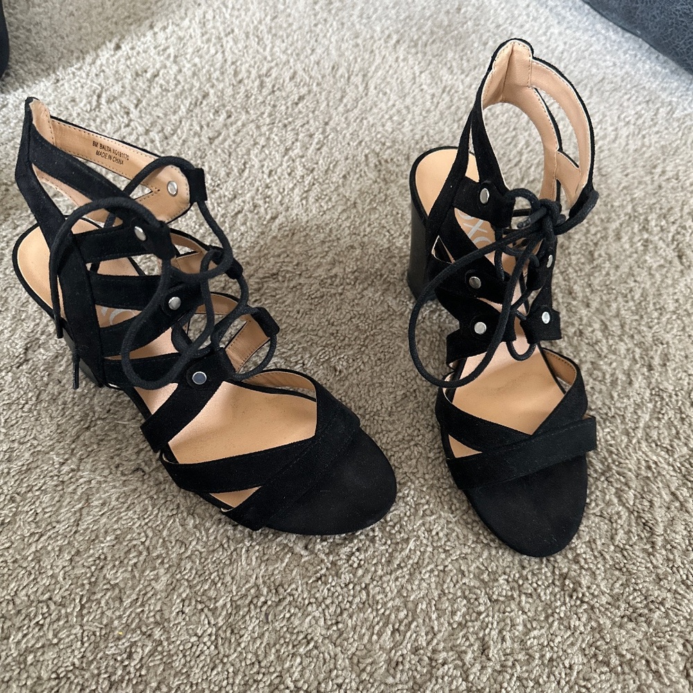 Black heels